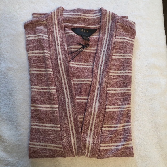 🌺🌼Mix by 41 Hawthorne Pink Striped Cardigan - Picture 13 of 14